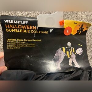 New! Bumblebee Dog Costume